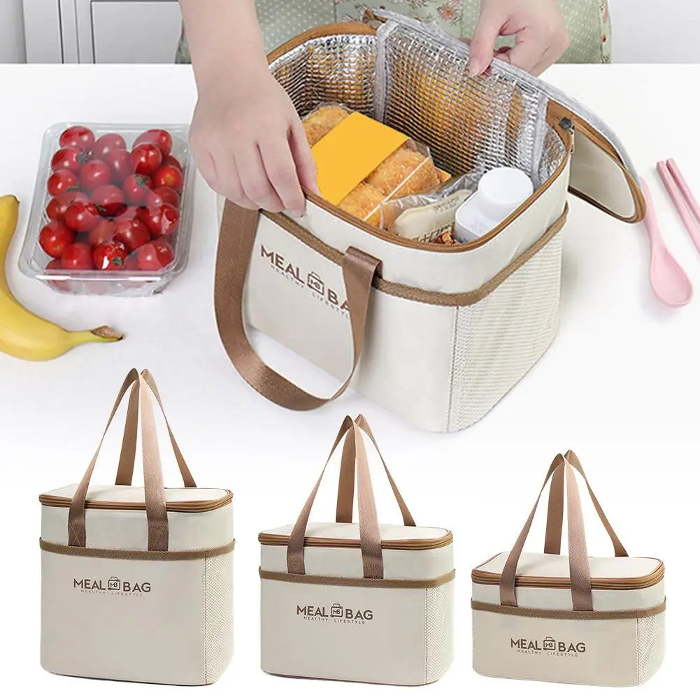 Large Insulated Lunch Tote Bag – Thermal Bento Cooler Bag Insulated Lunch Bag Axl