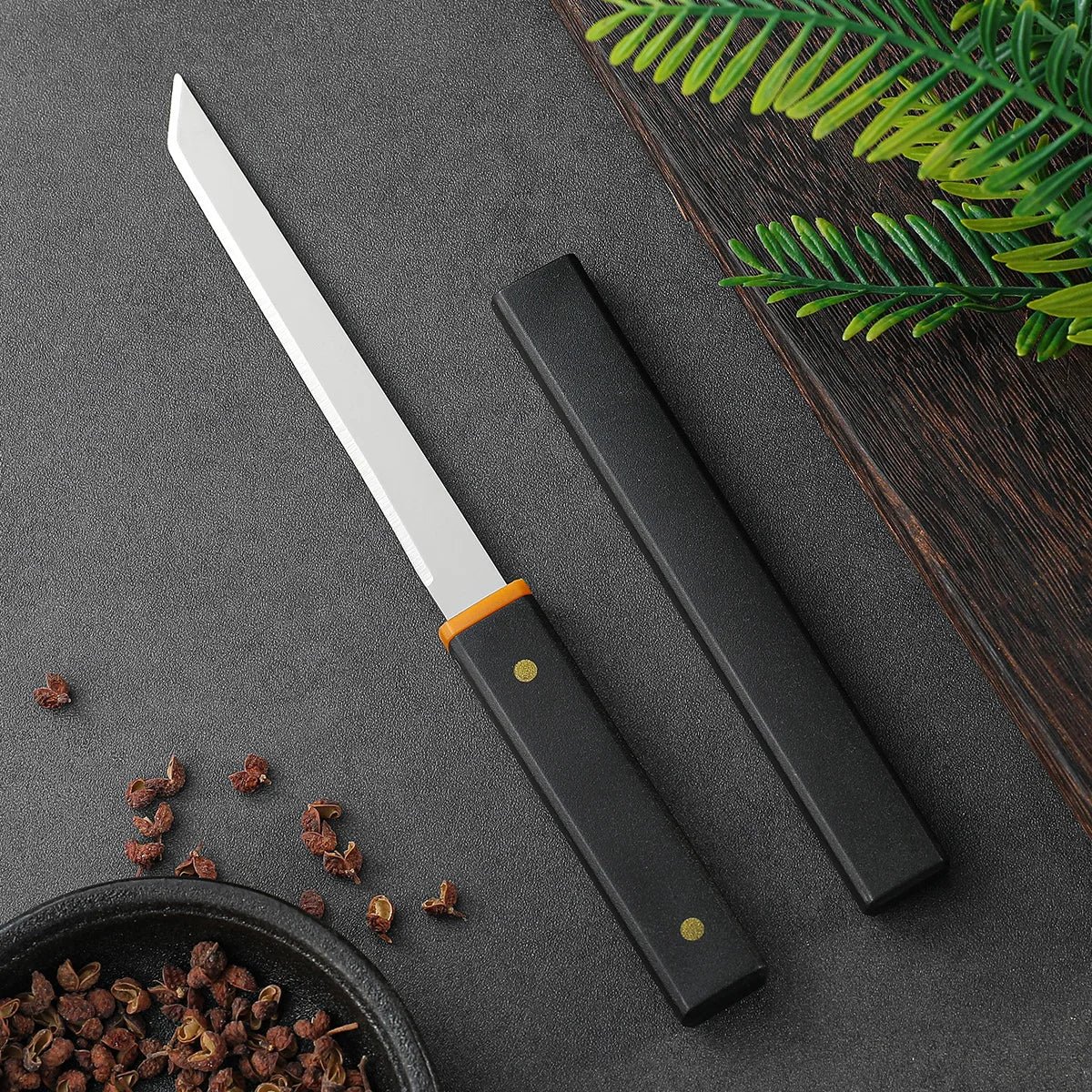 Stainless Steel Utility Knife – Kitchen, BBQ & Fishing Utility Kitchen Knife Axl 1pcs