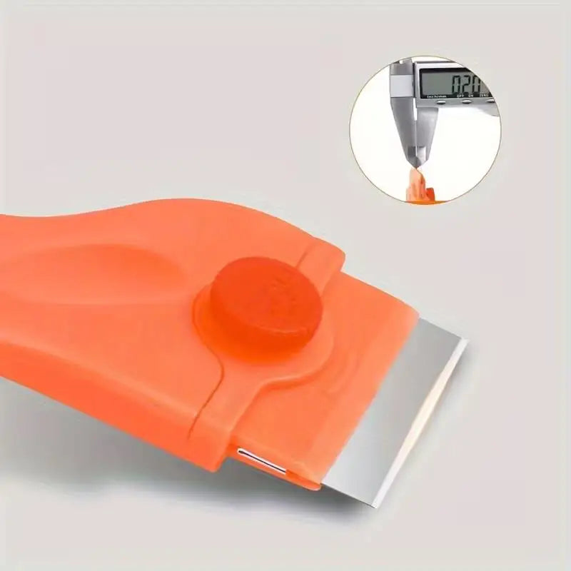 Stainless Steel Wall Scraper – Self-Adhesive Remover with Cover Surface Scraper Tool Axl