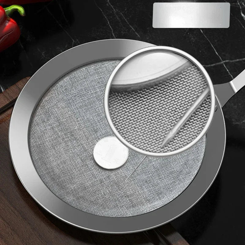 Stainless Steel Fat Skimmer Spoon – Fine Mesh Food Strainer Mesh Food Strainer Axl