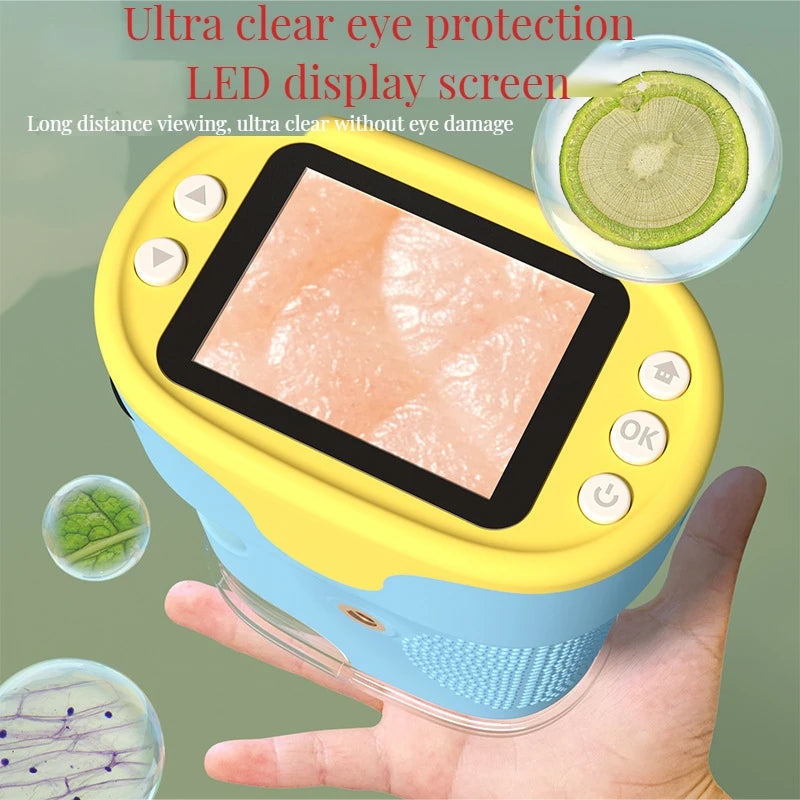 Handheld Digital Microscope with Screen & Photo Sharing – 5000X Digital Microscope Axl