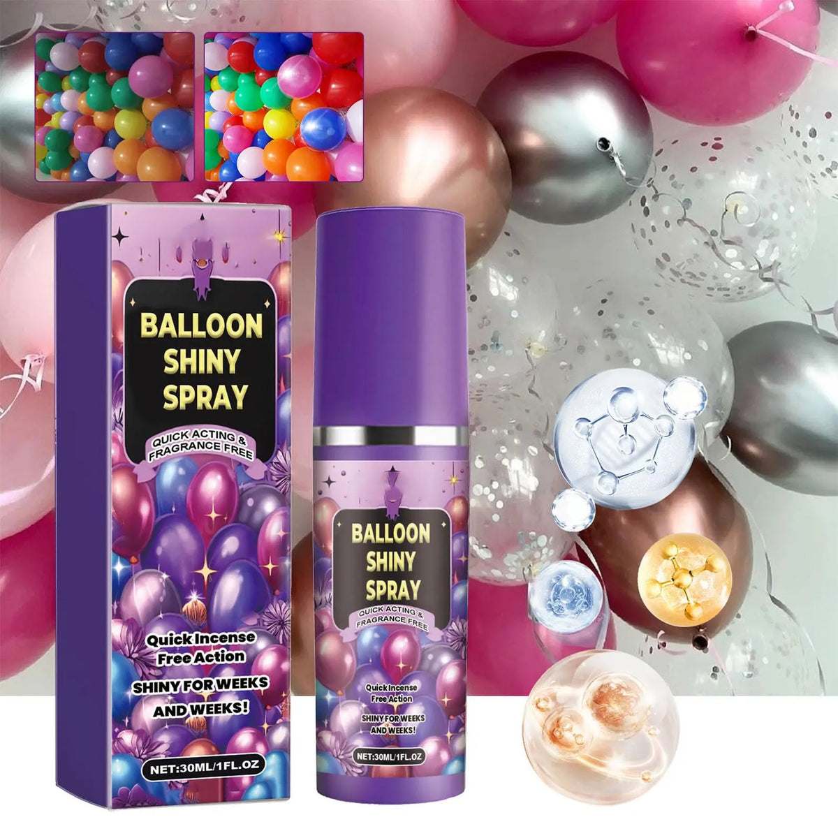 Balloon Gloss Spray – High Shine & Fade-Resistant, 30ml Balloon Gloss Spray Axl