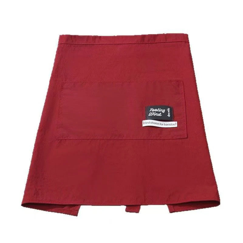 Water-Resistant Canvas Half Apron – Chef & Server Waist Apron Kitchen Waist Apron Axl