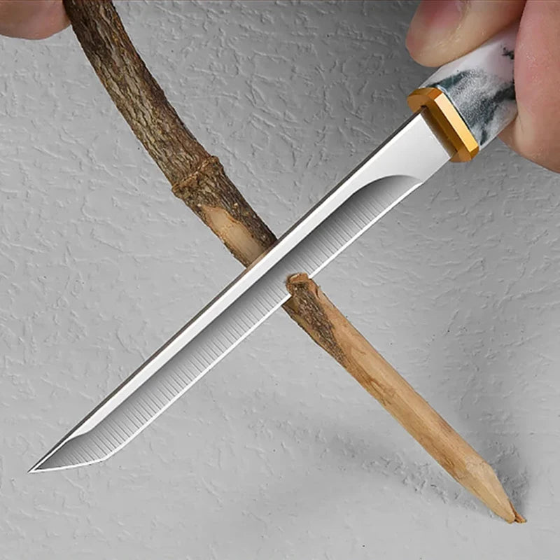 Professional Outdoor Camping Knife with Sheath – Stainless Steel Outdoor Camping Knife Axl