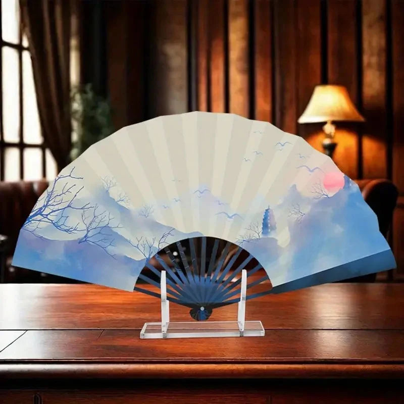 Acrylic Fan Display Stand – Foldable Holder for Hand Fans Fan Display Stand Axl