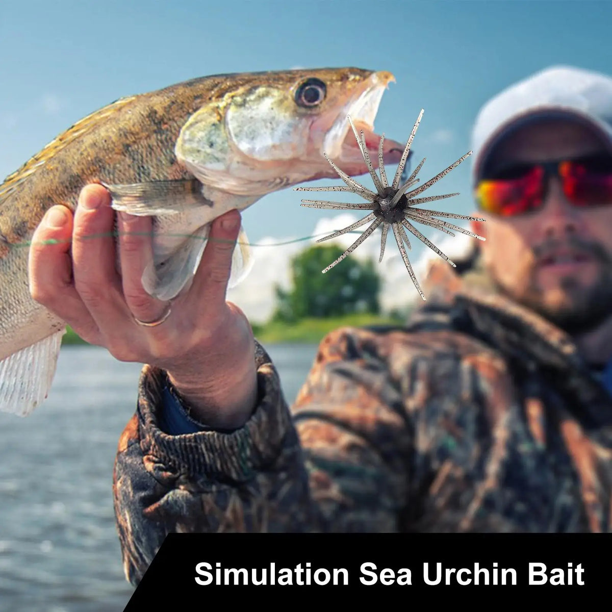 Soft Sea Urchin Fishing Lure – Fresh & Saltwater Bait Soft Fishing Lure Axl