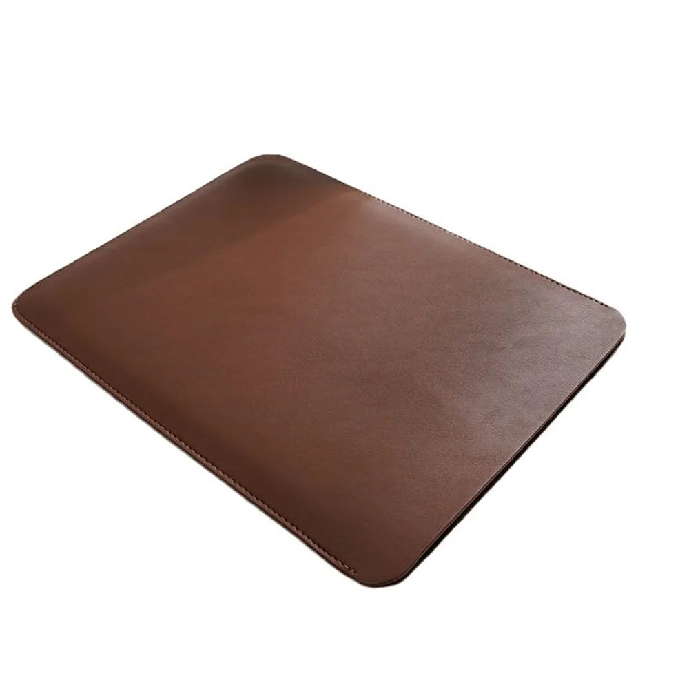 13–15 Inch PU Leather Laptop Sleeve with Microfiber Lining Laptop Sleeve Case Axl Brown 15inch