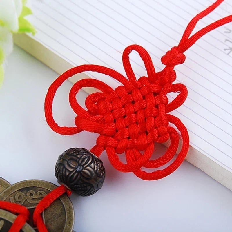 Feng Shui Mystic Knot Lucky Coins Wall Hanging Decor Wall Hanging Decor Axl