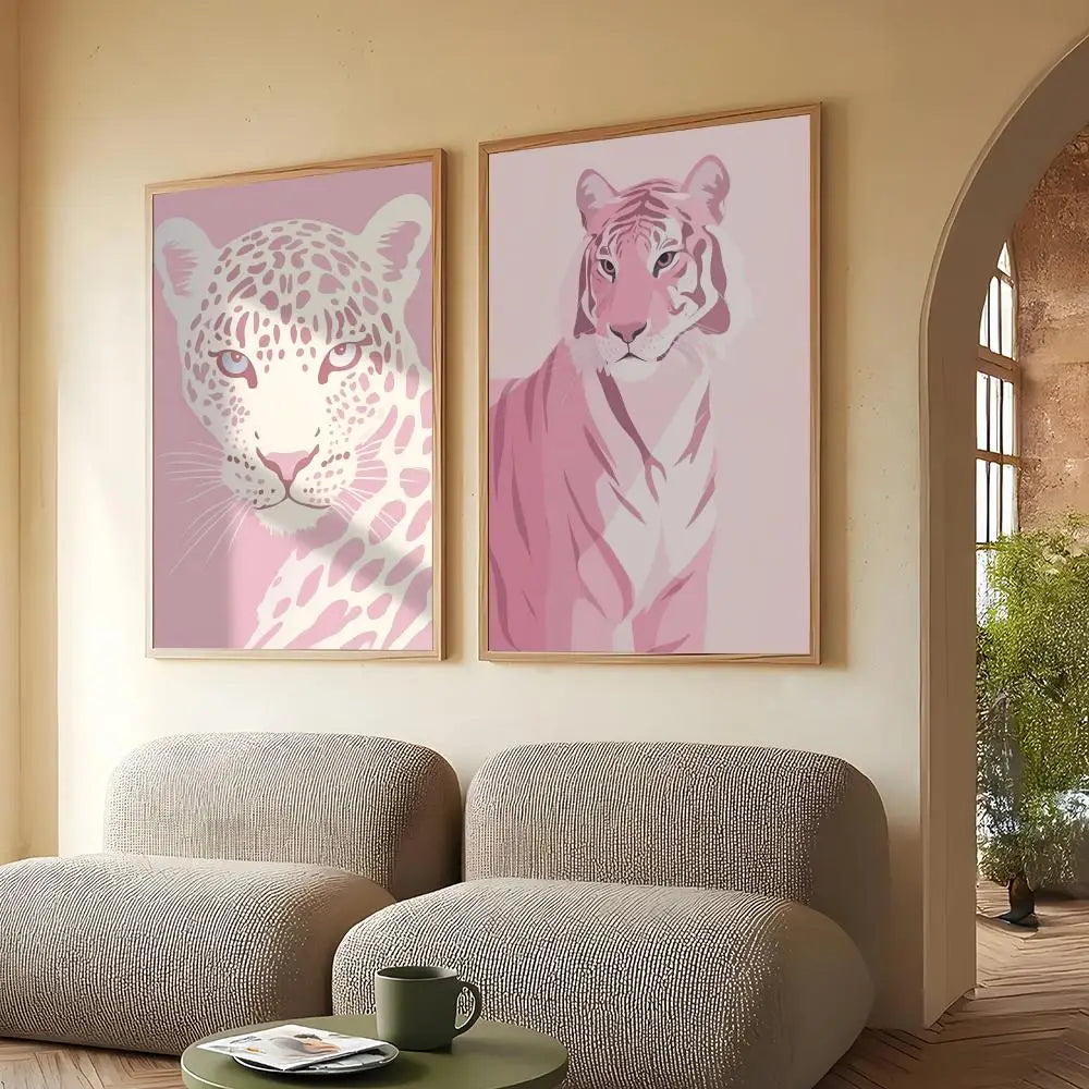Pink Abstract Canvas Wall Art – HD Print Poster | Home Decor Canvas Wall Art Axl