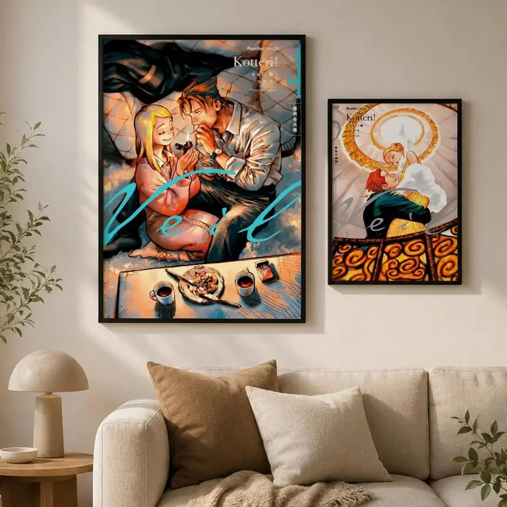 V-Veil Band Waterproof PVC Wall Poster – Peel & Stick HD Art Wall Art Poster Axl