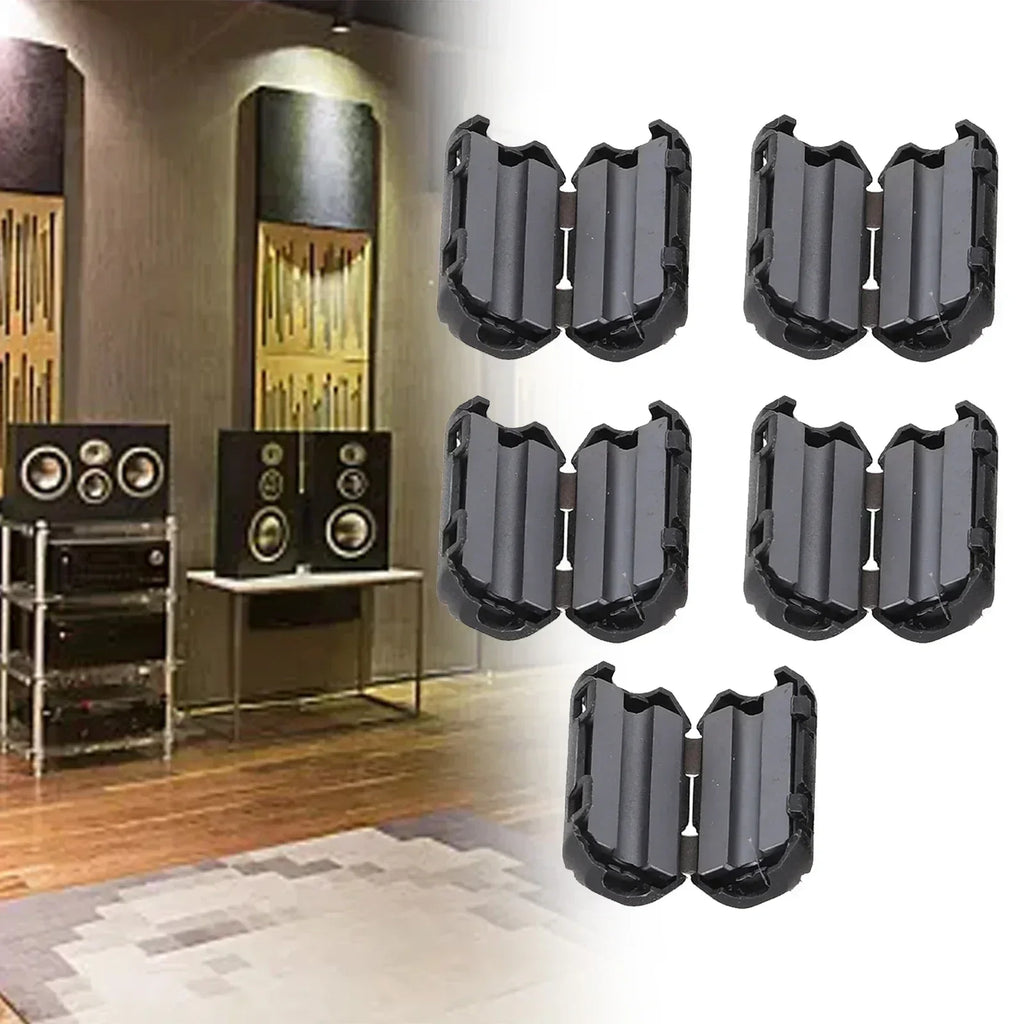 5-Pack Clip-On Ferrite Bead RFI Noise Filter – USB & Cable Clamp Ferrite Noise Filter Axl
