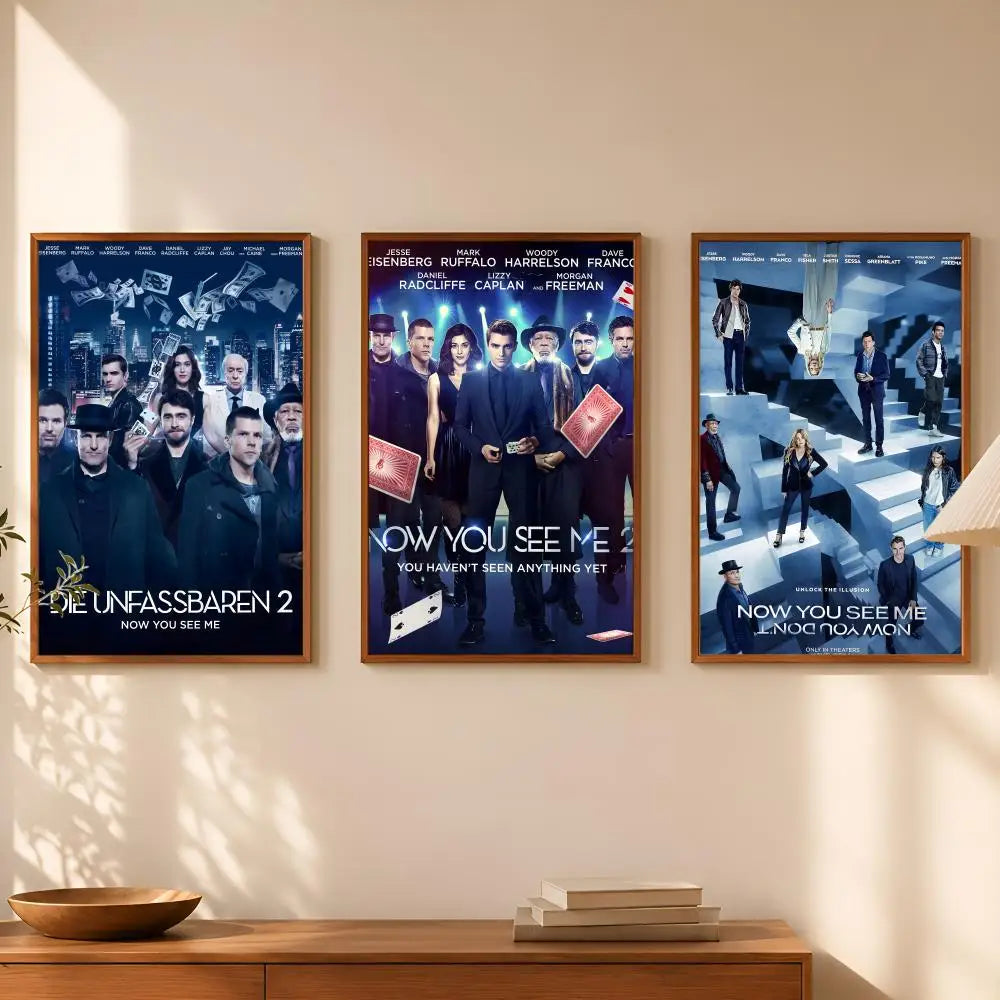 Now You See Me Movie Poster – Self-Stick HD PVC Wall Art Movie Wall Poster Axl