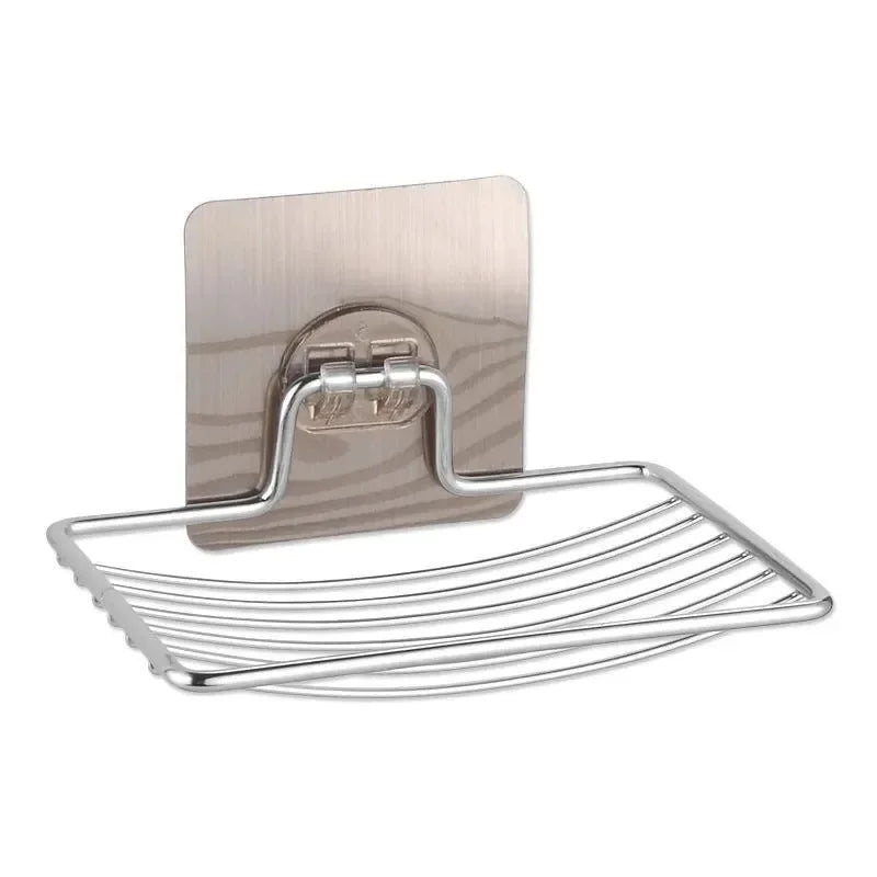Stainless Steel Wall Mounted Soap Rack with Drainage Tray Soap Rack Axl