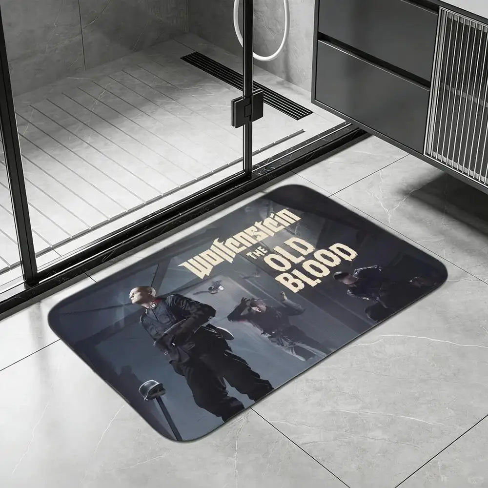 Diatomite Bath Mat – Quick Dry, Anti-Slip & Absorbent Diatomite Bath Mat Axl White6 50x80cm
