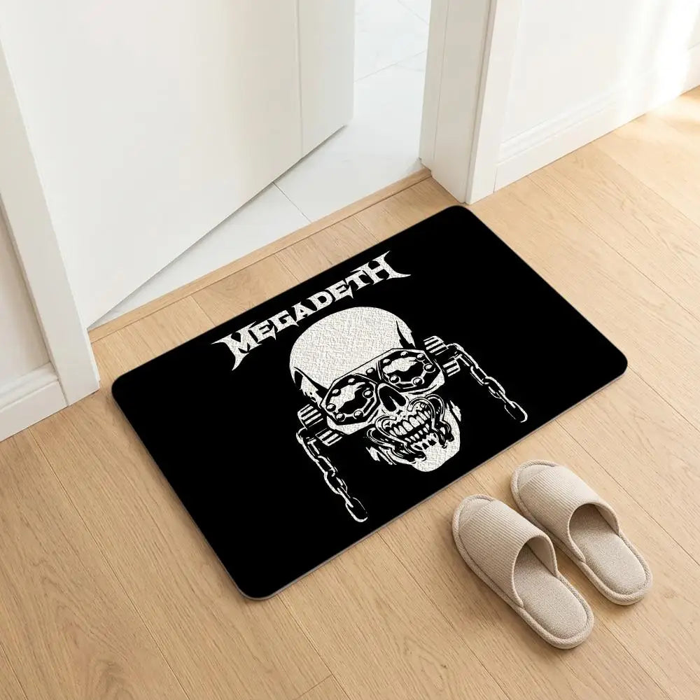 Megadeth Diatomite Bath Mat – Quick Dry Non-Slip Floor Mat Diatomite Bath Mat Axl White2 30x45cm