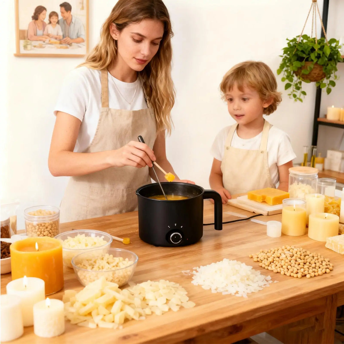 1.5L Electric Wax Melting Pot – Candle & Soap Melter Wax Melting Pot Axl