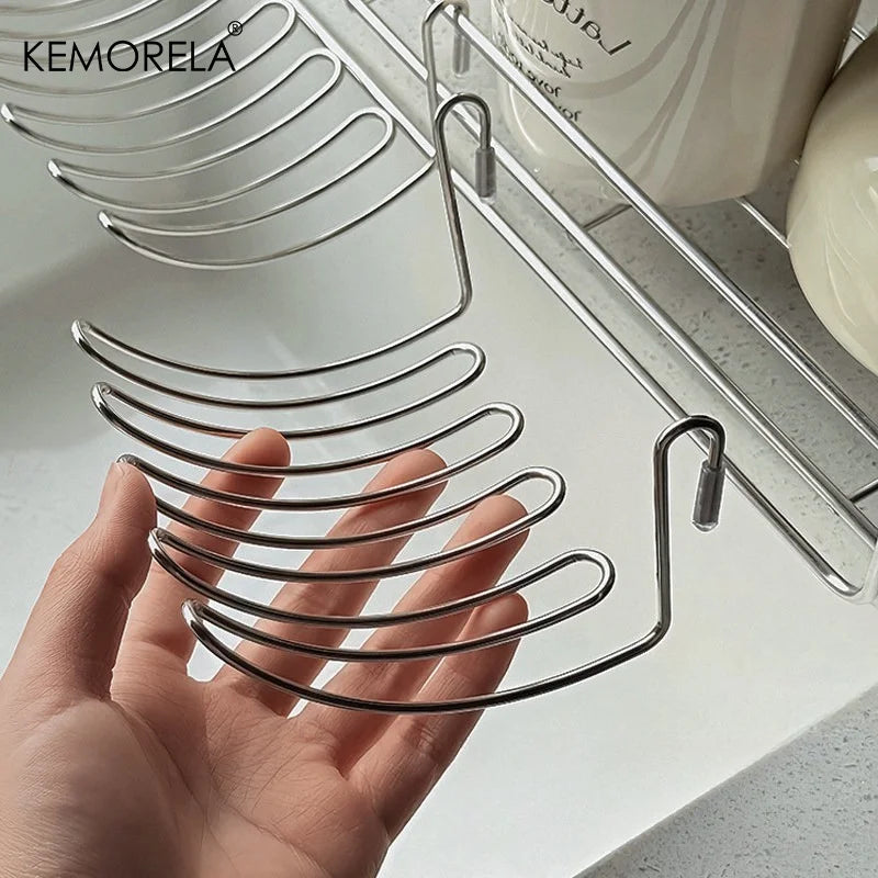 Stainless Steel Hanging Drain Basket – Kitchen Storage Rack Hanging Drain Basket Axl