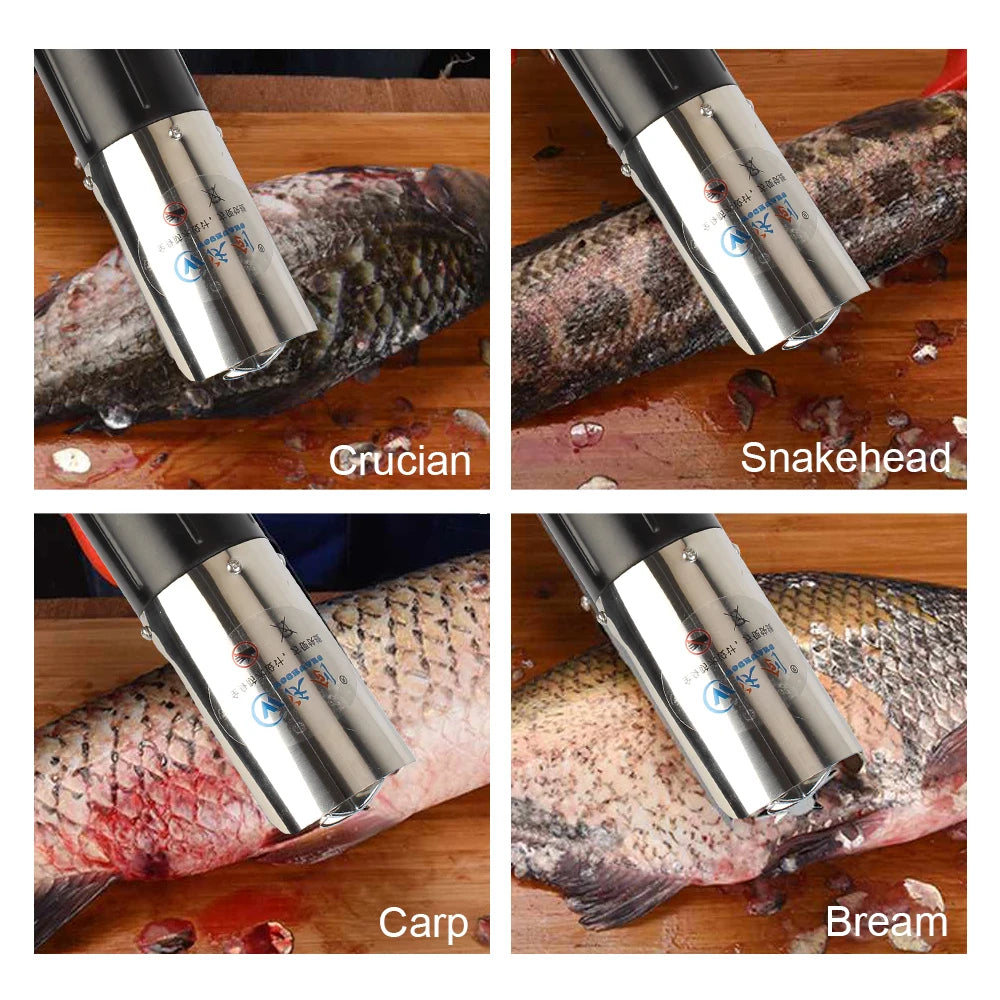 NICEYARD Electric Fish Scaler 6000 RPM – Cordless Descaler Electric Fish Scaler Axl