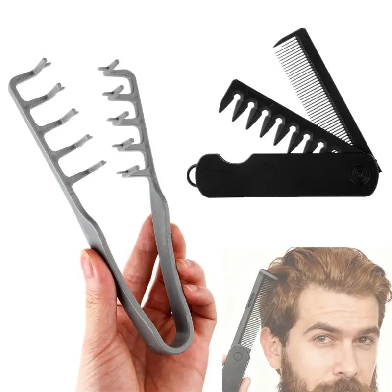Volumizing Wide-Tooth Styling Comb & Folding Comb Set Hair Styling Comb Axl