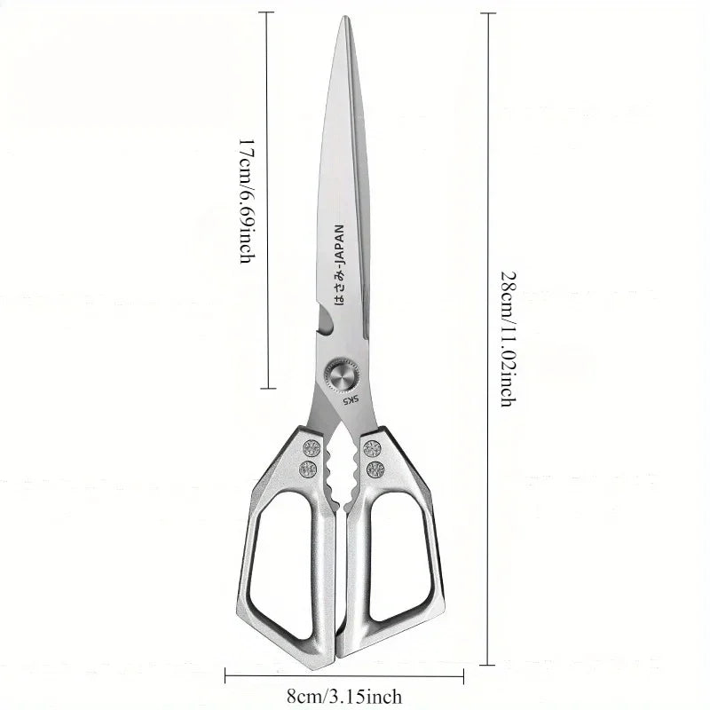 Heavy Duty Stainless Steel Kitchen Scissors & BBQ Shears Kitchen Shears Axl