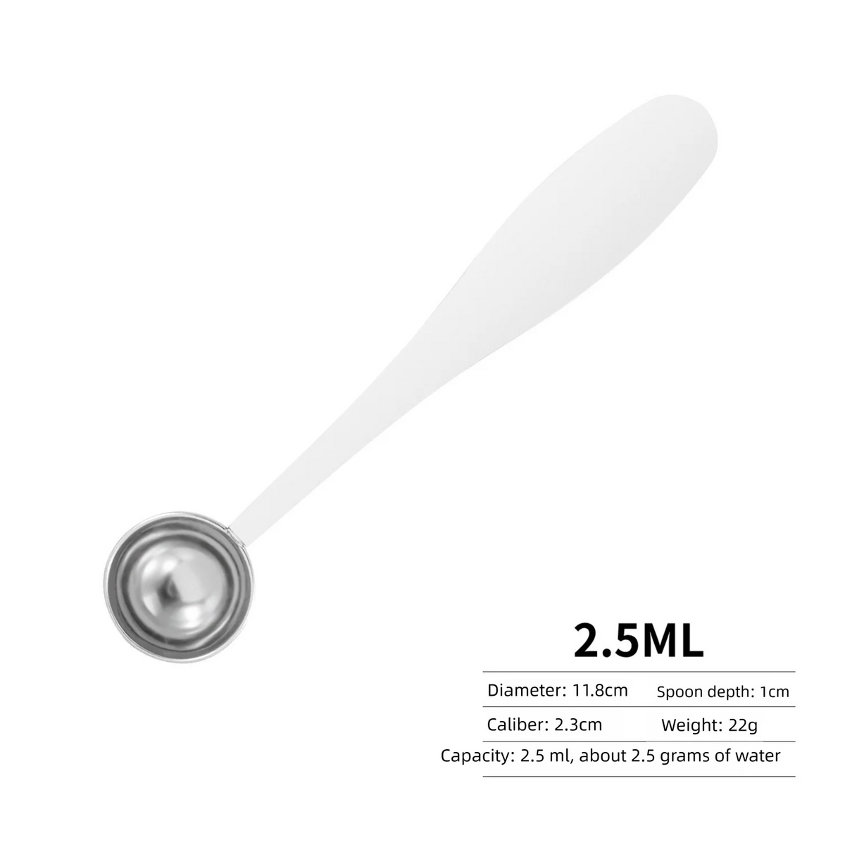 Stainless Steel Gram Measuring Spoons – 1g 3g 5g 10g Scoop Set Measuring Spoon Set Axl 2.5ml 5g