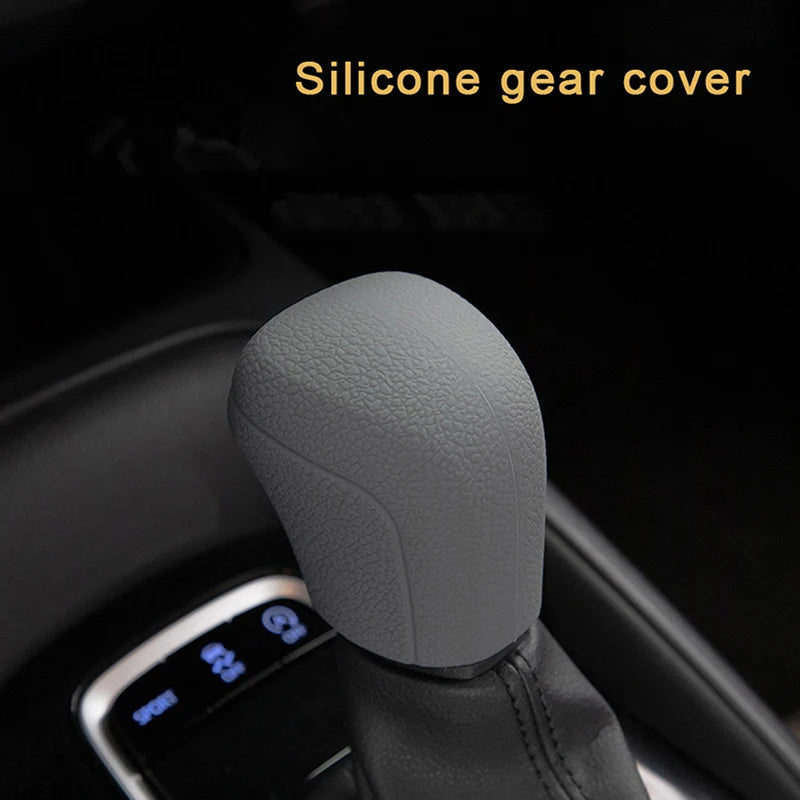 Silicone Car Gear Shift Knob Cover – Universal Anti-Slip Gear Shift Cover Axl