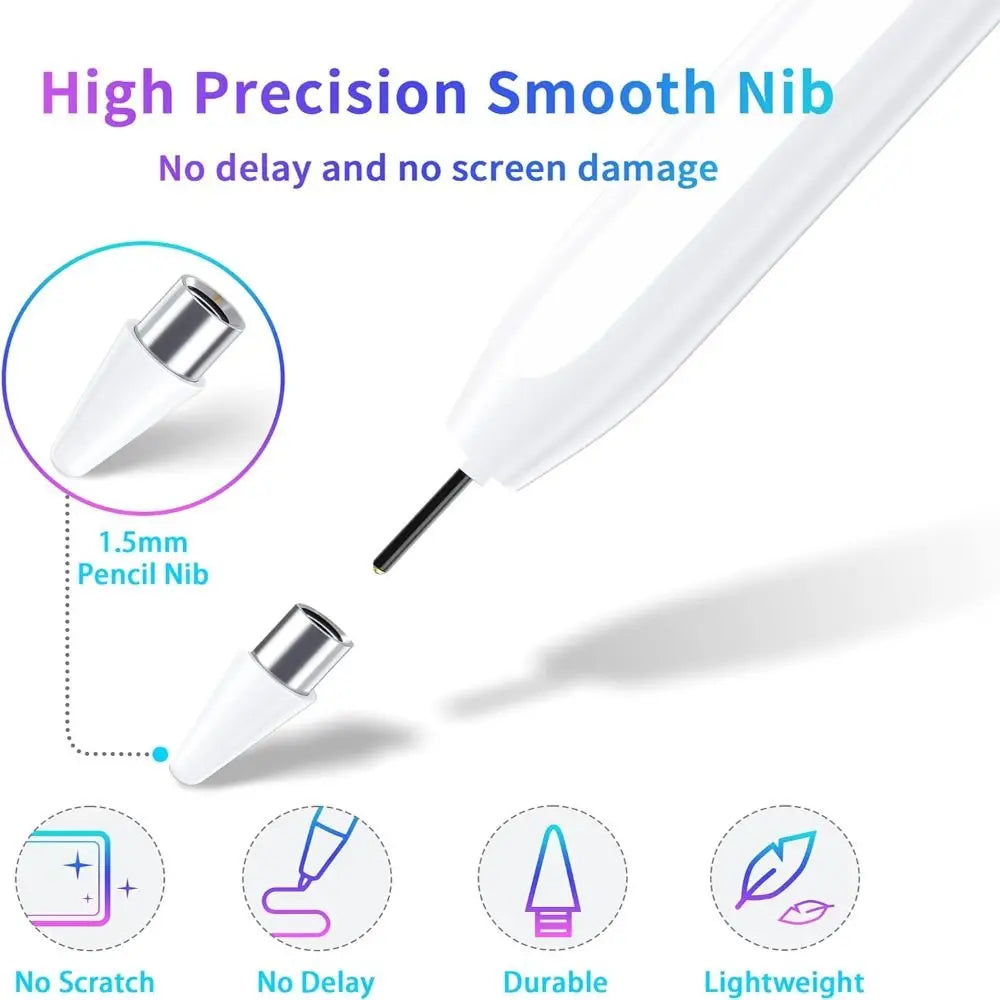 Universal Stylus Pen for Android & iOS Tablets – USB-C Rechargeable Tablet Stylus Pen Axl