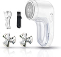 Rechargeable Fabric Shaver – Portable Lint Remover & Defuzzer Fabric Lint Shaver Axl white