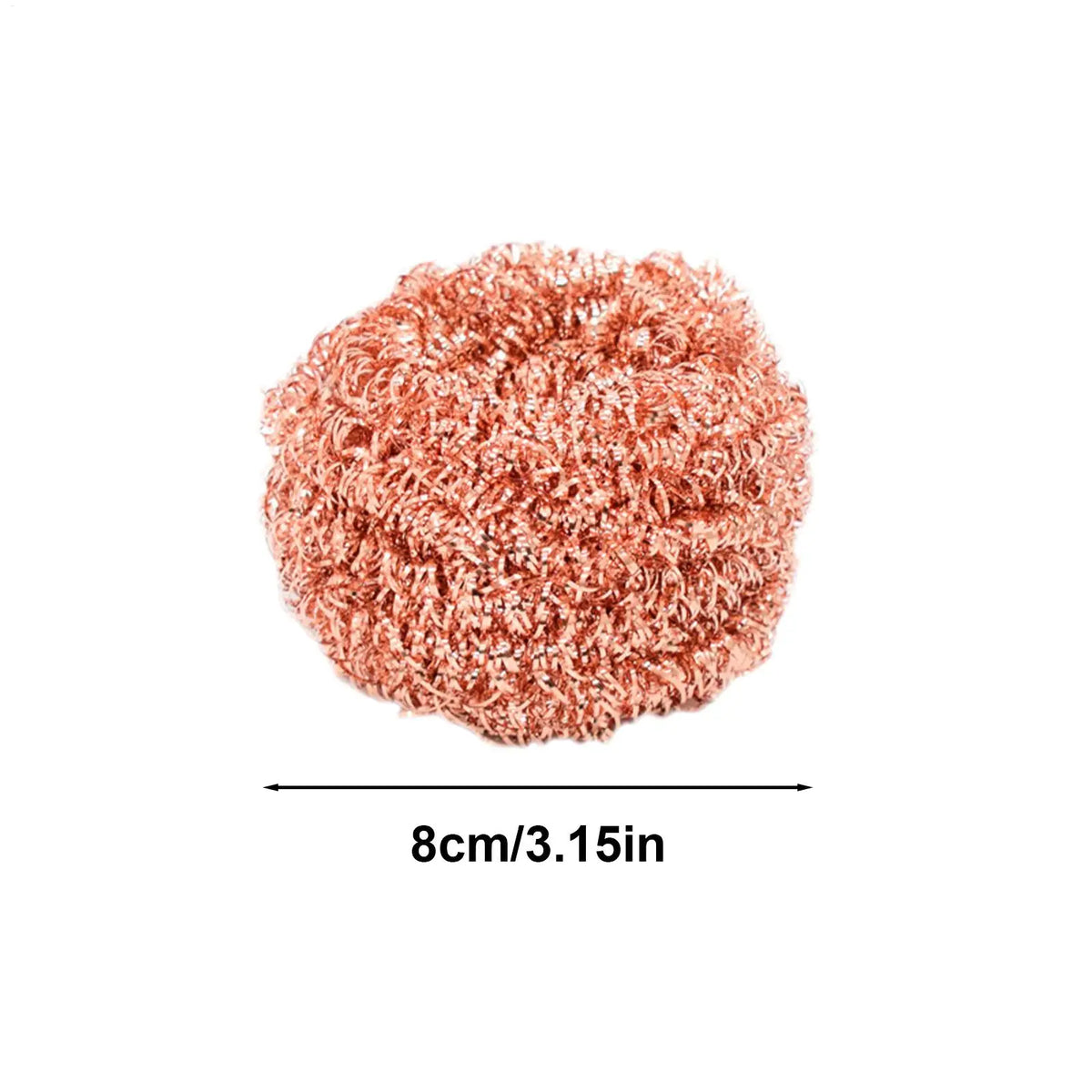 Copper Wire Pot Scrubbers – Non-Scratch Dish Brush 2 Pack Kitchen Scrubber Set Axl