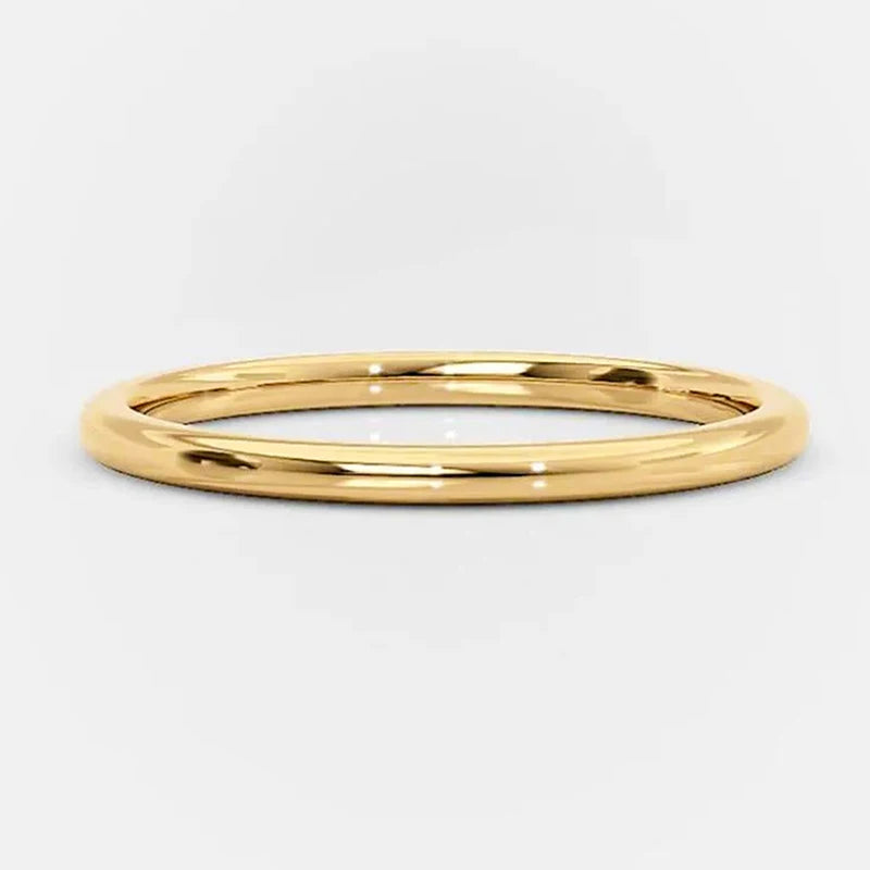 Huitan 5-Piece CZ Wedding Ring Set for Women | Brass & Zirconia Wedding Ring Set Axl