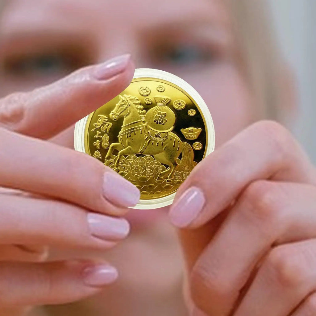 2026 Year of the Horse Collectible Coin – Lucky Souvenir Gift Collectible Coin Axl