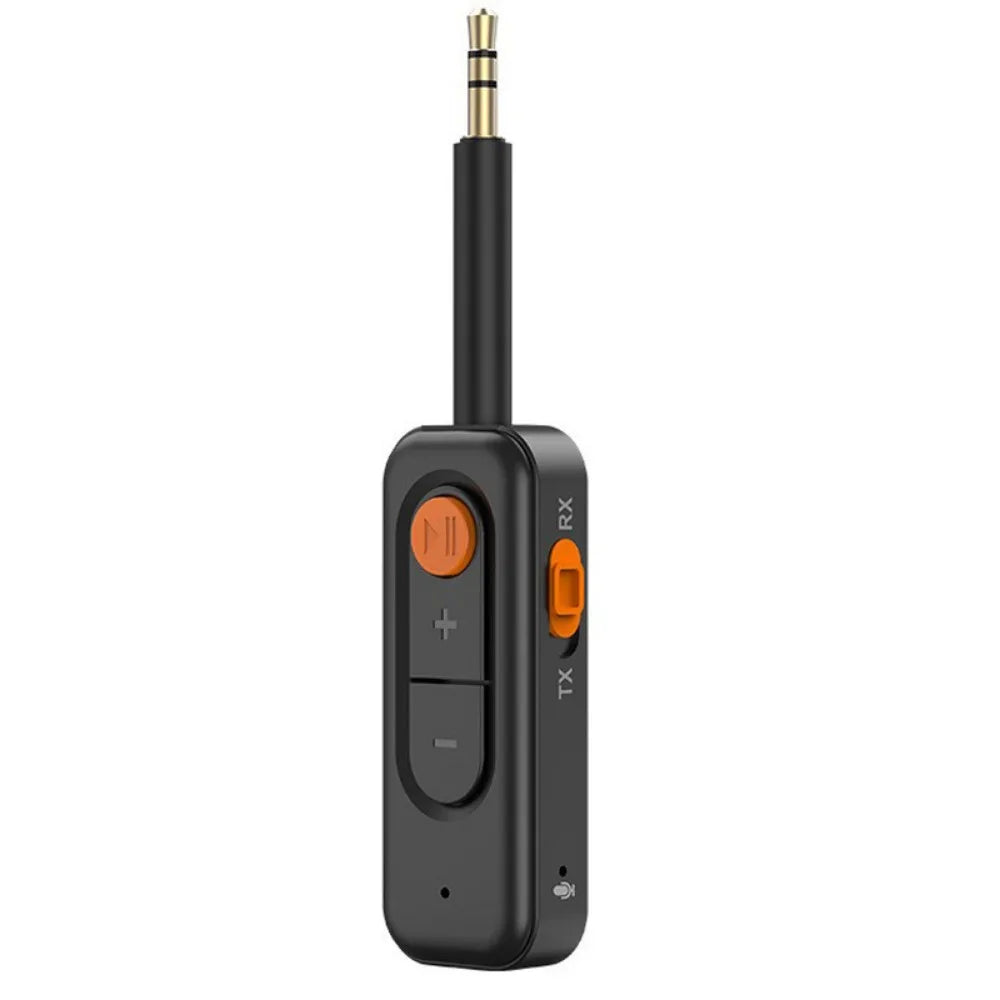 2-in-1 Bluetooth 5.4 Audio Adapter – AUX Receiver & Transmitter Bluetooth Audio Adapter Axl Black