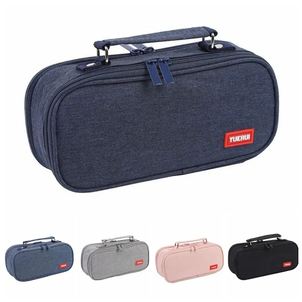 Canvas Pencil Case – 5-Layer Large Capacity Stationery Bag Canvas Pencil Case Axl