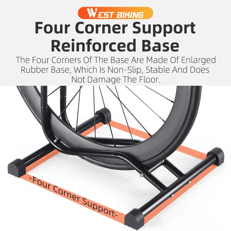 WEST BIKING 3-in-1 Bike Parking Stand – MTB & Road Repair Bike Parking Stand Axl
