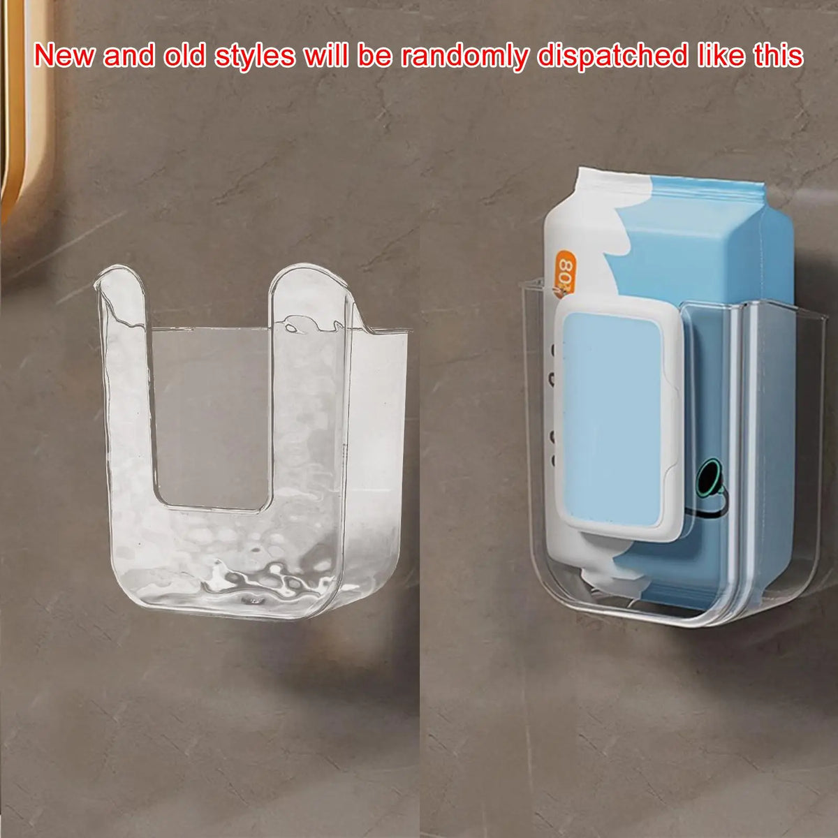 Wall-Mounted Tissue & Wet Wipe Dispenser – No-Drill Tissue Dispenser Axl