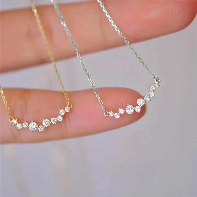 Huitan CZ Pendant Necklace – Cubic Zirconia Party Jewelry Pendant Necklace Axl