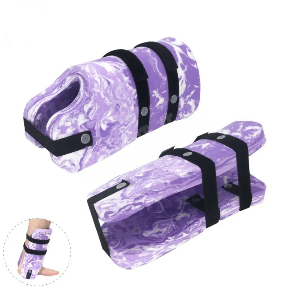 EVA Foam Ankle Flotation Cuffs – Adjustable Leg Float Bands Aquatic Fitness Cuffs Axl Purple Long