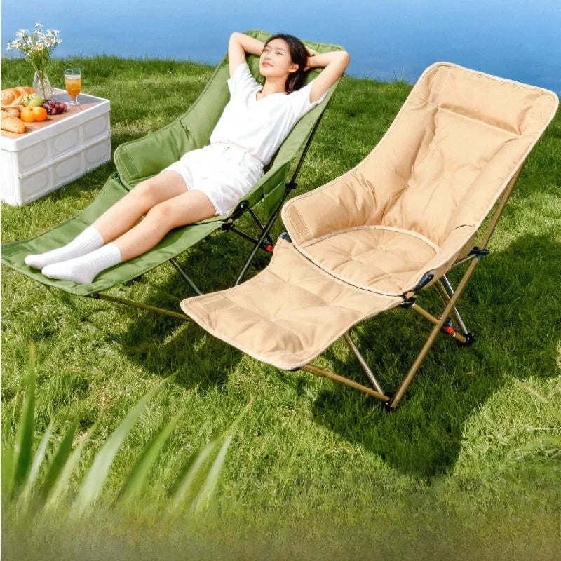 Foldable High-Back Moon Chair | Portable Outdoor Camping Chair Folding Outdoor Chair Axl