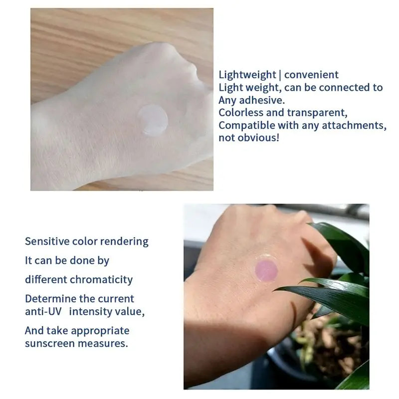 UV Sun Stickers 300 Pack – 15mm Color-Change Sunscreen Patches UV Indicator Stickers Axl