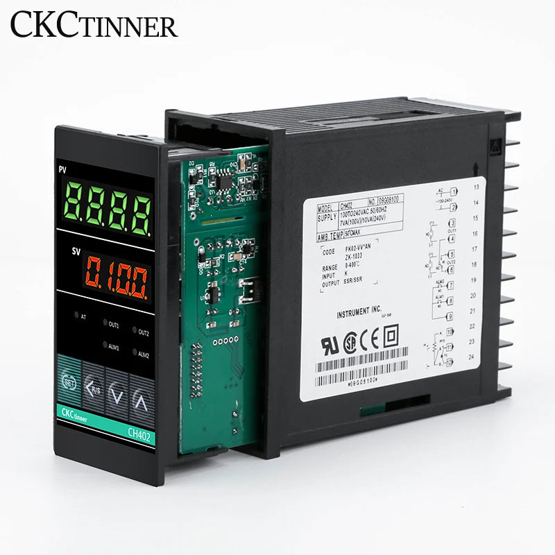 CKCTINNER REX-CH Dual Relay PID Temperature Controller LCD PID Temperature Controller Axl
