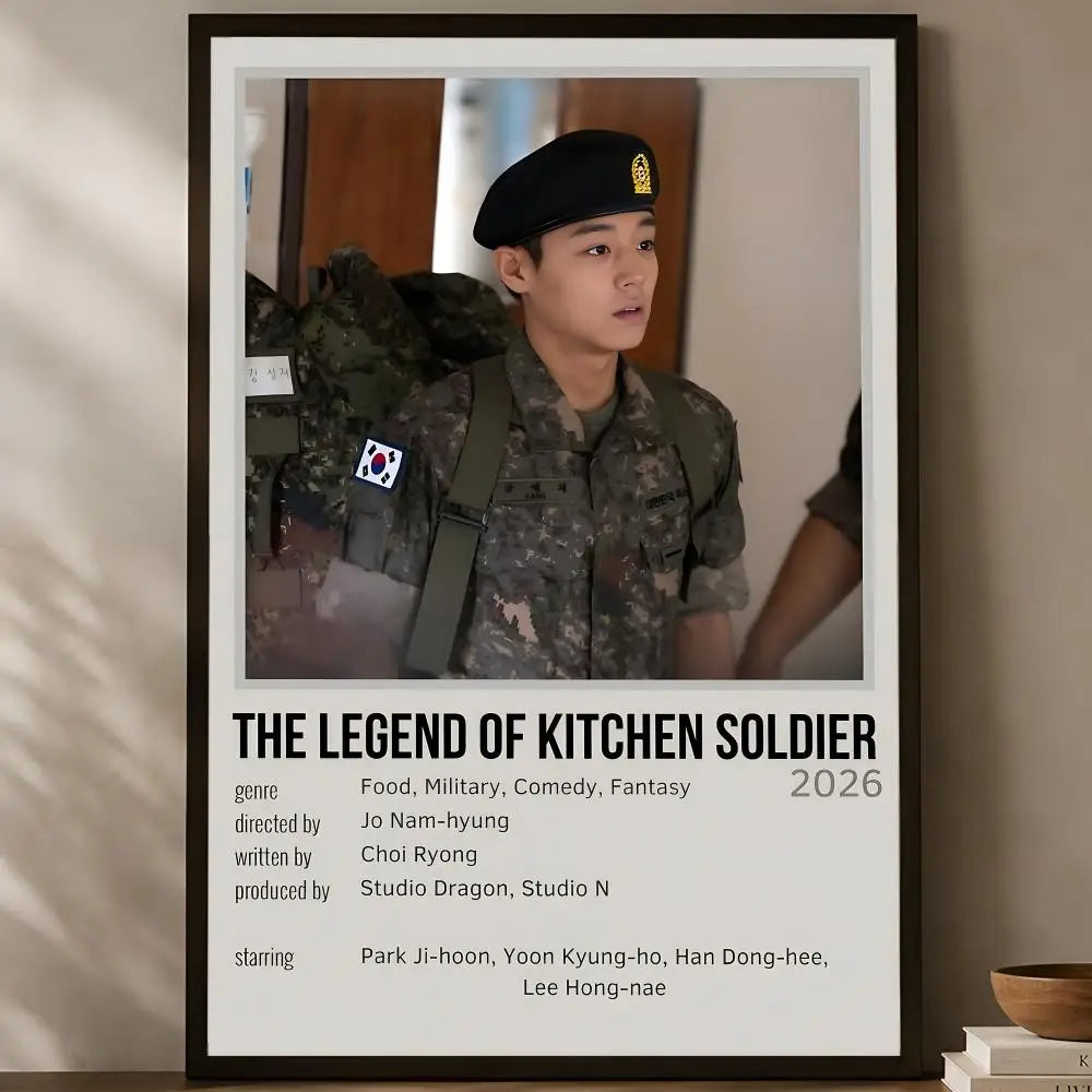 Legend of Kitchen Soldier Self-Stick HD Wall Art Poster Wall Art Poster Axl White08 60X90cmNoframe