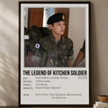 Legend of Kitchen Soldier Self-Stick HD Wall Art Poster Wall Art Poster Axl White08 60X90cmNoframe