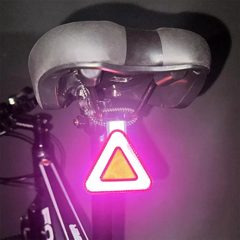 Bike Triangle Reflective Safety Sticker for Night Riding Bike Reflective Sticker Axl