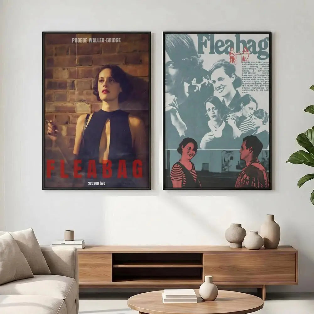 Fleabag TV Series Vintage Poster – HD Waterproof Wall Art Art Wall Poster Axl