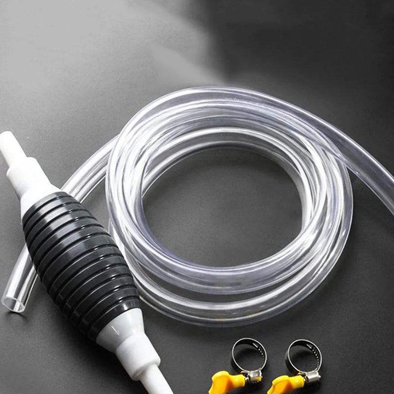 Manual Hand Siphon Pump – Fuel, Oil & Water Transfer Kit Manual Siphon Pump Axl