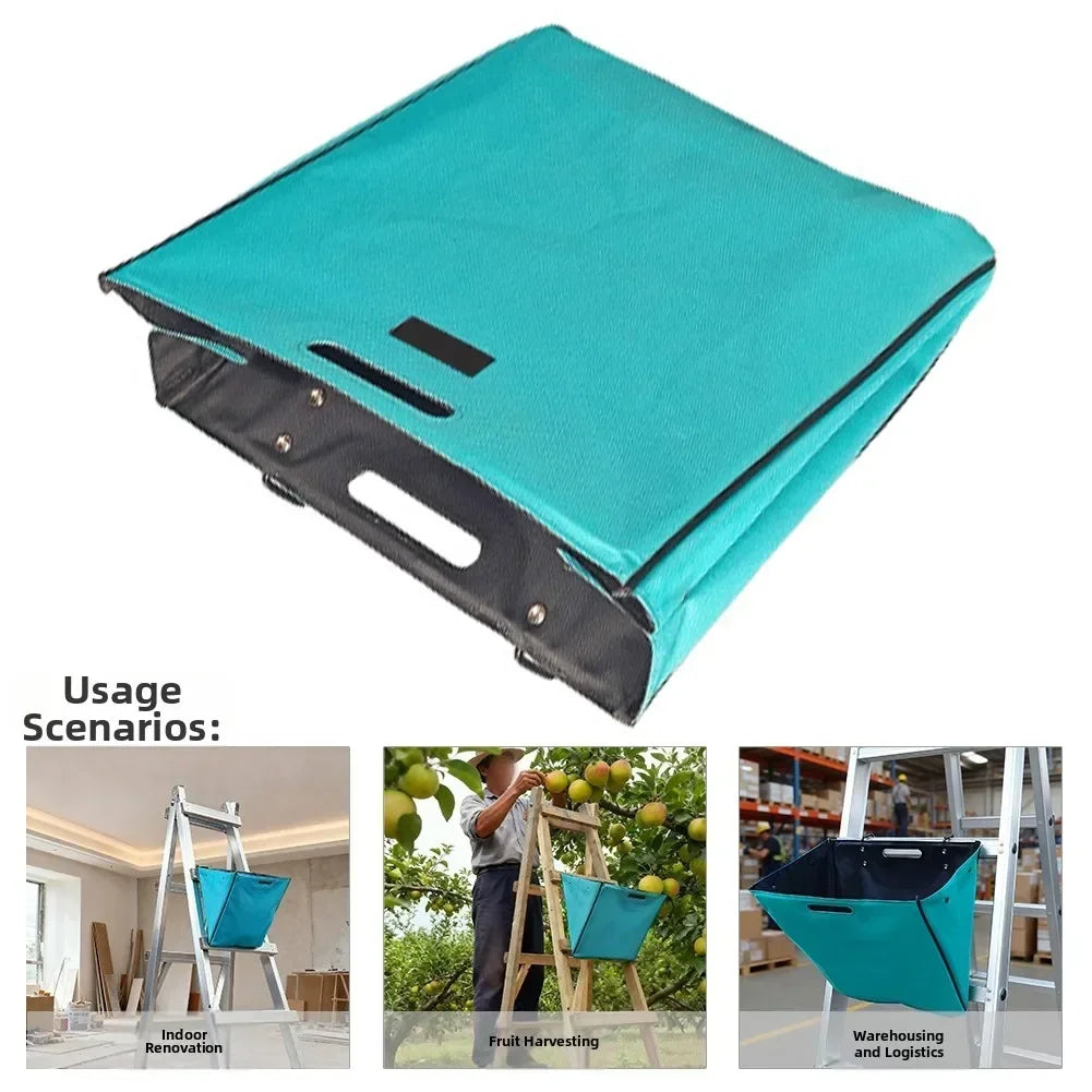 Folding Ladder Tool Bag – Waterproof 600D Oxford Organizer Ladder Tool Bag Axl