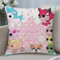 Adopt Me Linen Cushion Cover – Printed Decorative Pillowcase Decorative Cushion Cover Axl White10 60X60cm