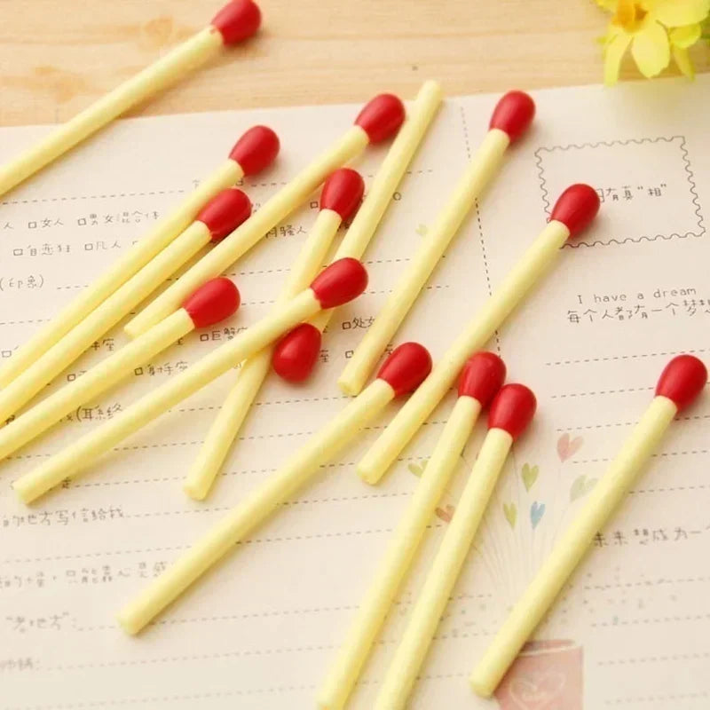 10-Pack Match-Shaped Novelty Ballpoint Pens – Office & School Novelty Ballpoint Pens Axl