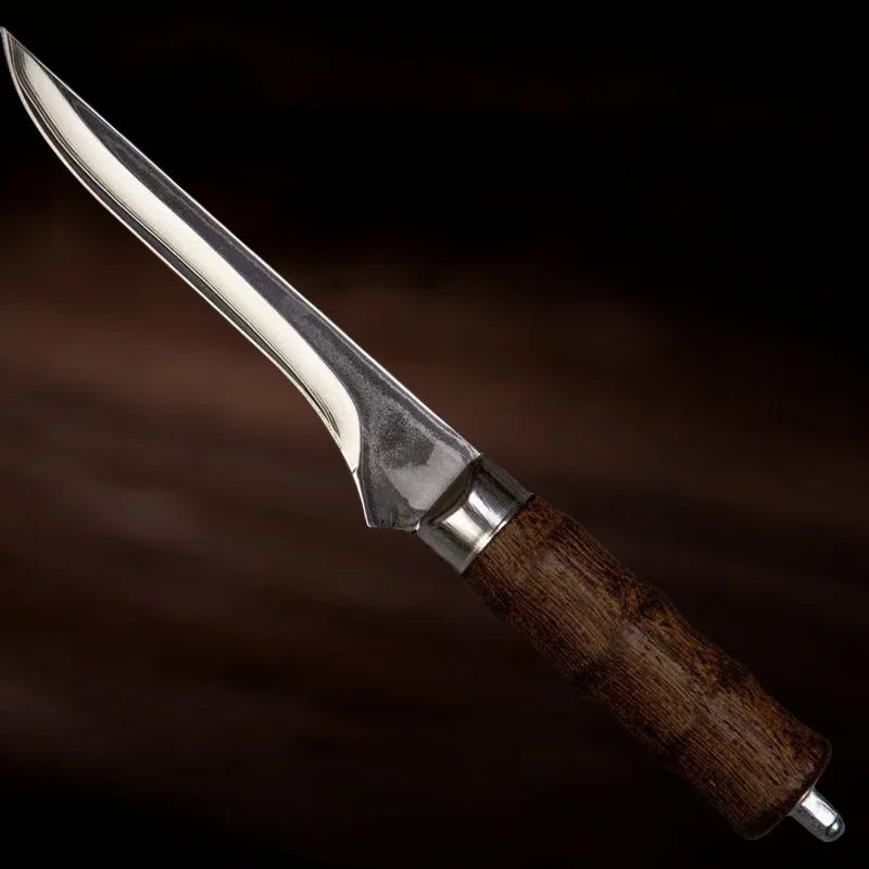 Damascus Steel Boning Knife – 26cm Chef Knife Wooden Handle Damascus Chef Knife Axl