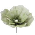 40cm Giant Artificial Poppy Flower – Wedding & Party Décor Artificial Flower Décor Axl Green